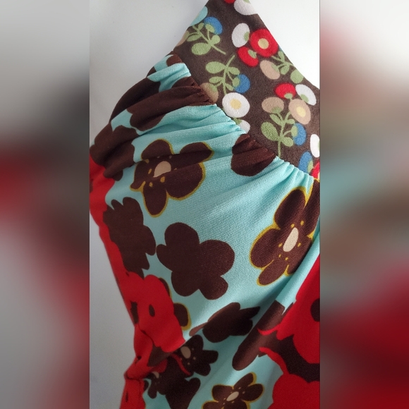 NOTICE - size M - Floral Halter - colorfull aummer dress - Picture 9 of 9